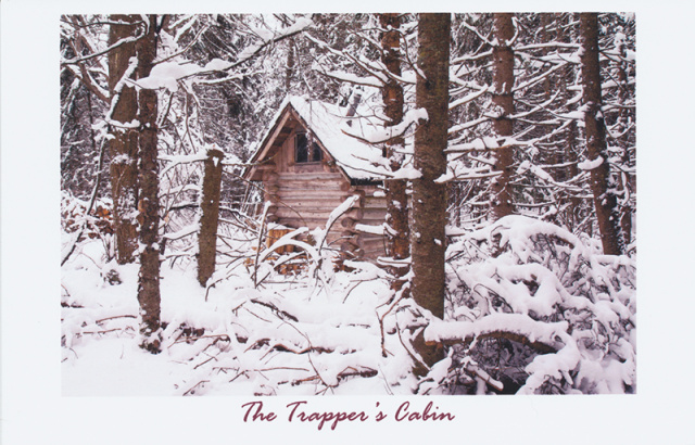 5 Pack of Headwaters Fine Art Cards 5.5" x 8.5" with envelopes - The Trapper's Cabin